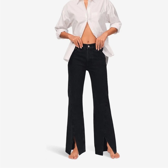 Abercrombie & Fitch Denim - Abercrombie & Fitch The 90’s Relaxed High Rise Black Jeans Plus Size 22 Long